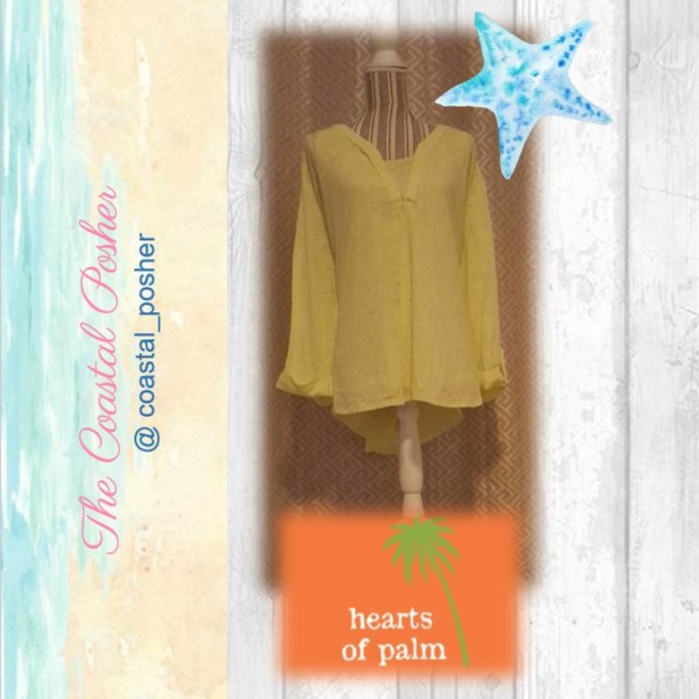 Heart of Palm Woman 2X Layered Blouse